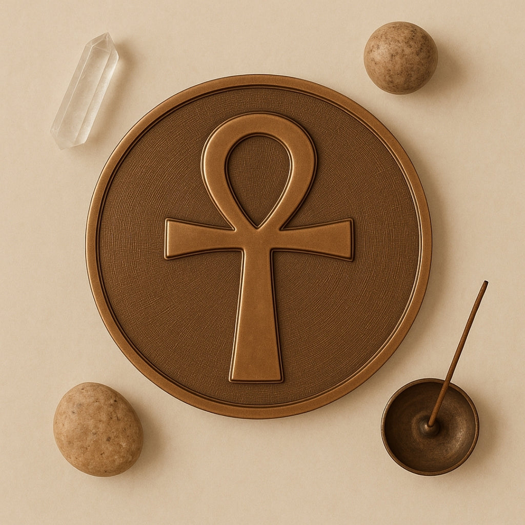Ankh Copper Wall Art 40cm | Egyptian Life Symbol |