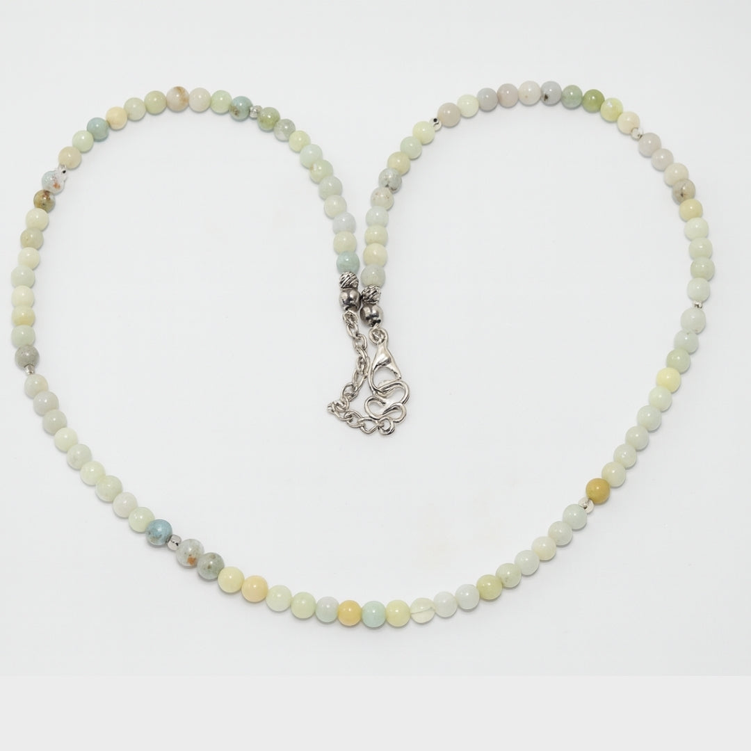 Aquamarine Heliodor Necklace 4 mm | Aurora Codex Collection | Solaris Mare