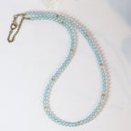 Blue Topaz Necklace 4mm Faceted | Clarity • Vision • Truth