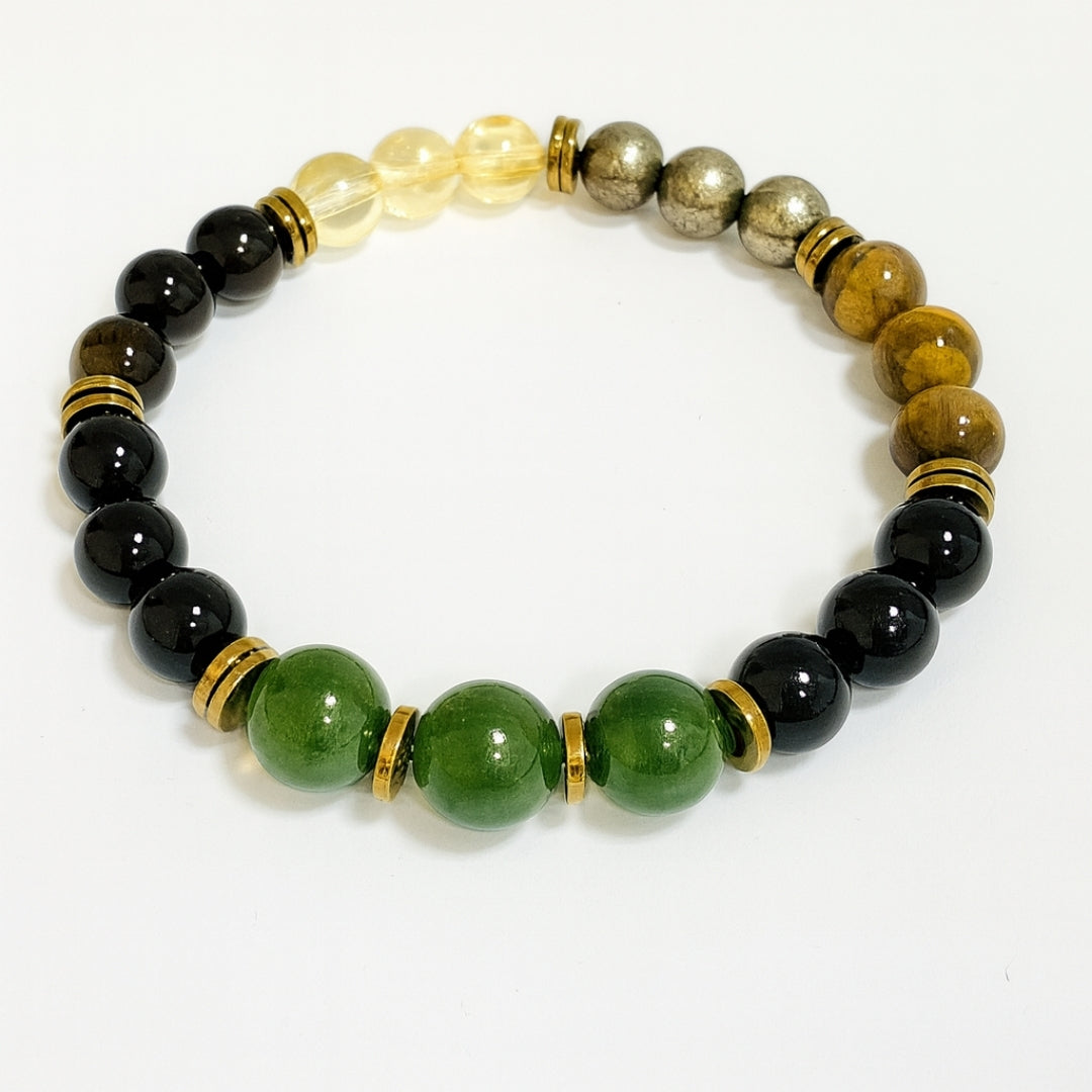 Earthlight Transmutation Circuit Bracelet | 21 Gemstones