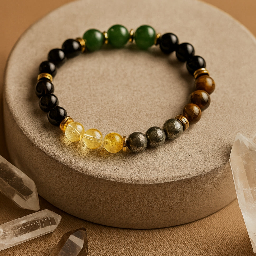 Earthlight Transmutation Circuit Bracelet | 21 Gemstones