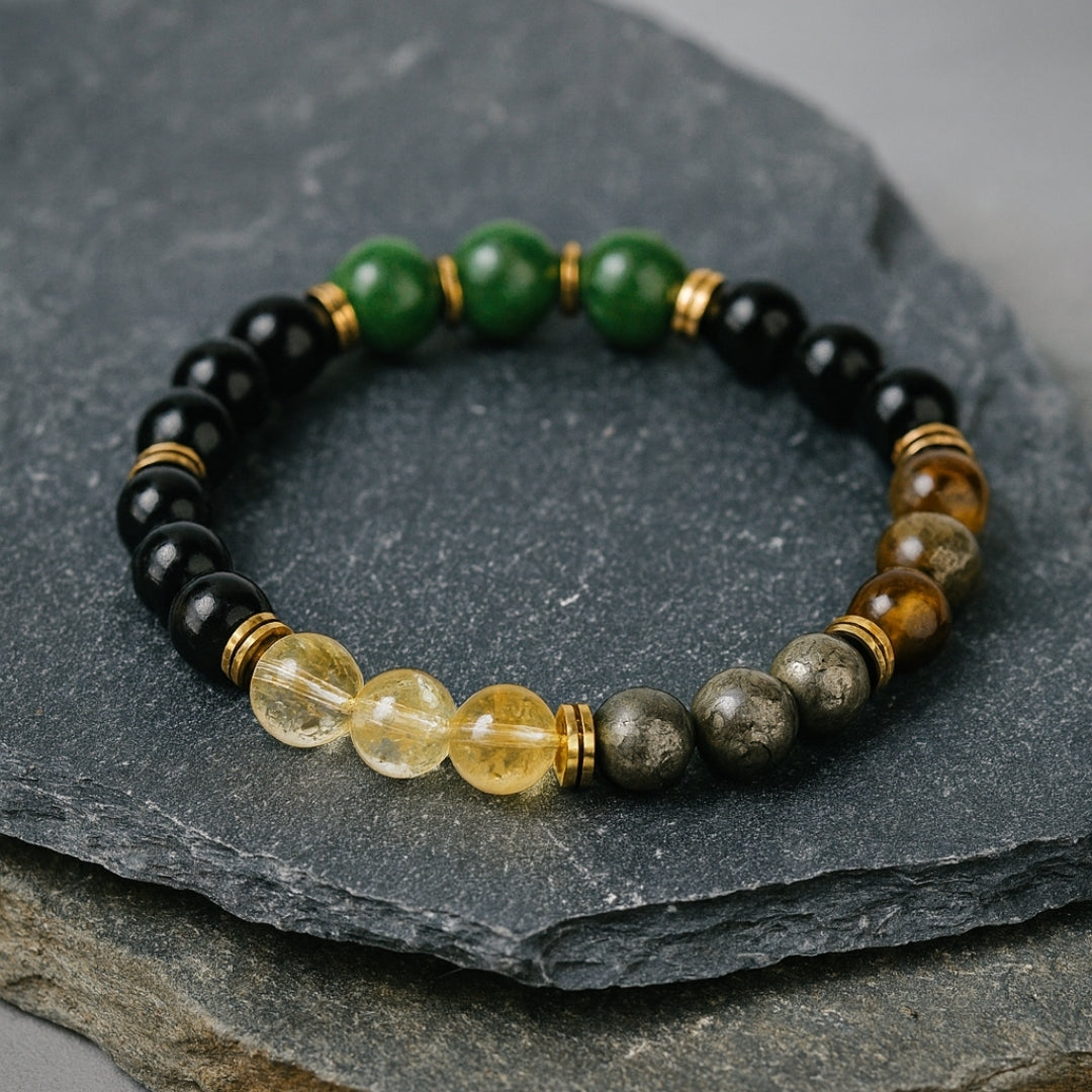 Earthlight Transmutation Circuit Bracelet | 21 Gemstones