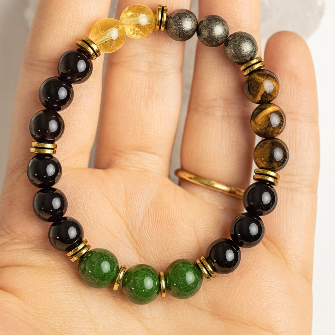 Earthlight Transmutation Circuit Bracelet | 21 Gemstones