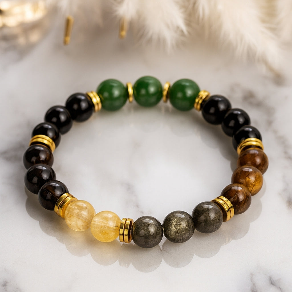 Earthlight Transmutation Circuit Bracelet | 21 Gemstones