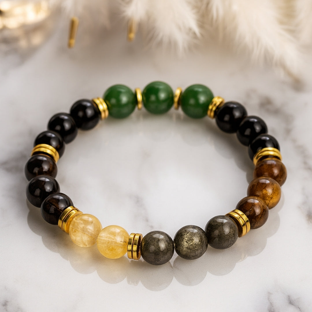 Earthlight Transmutation Circuit Bracelet | 21 Gemstones