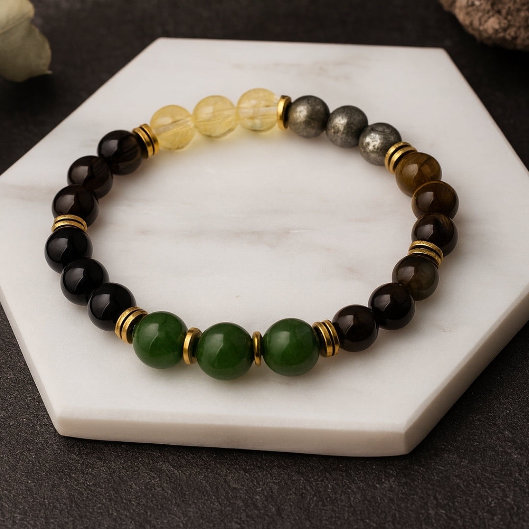 Earthlight Transmutation Circuit Bracelet | 21 Gemstones