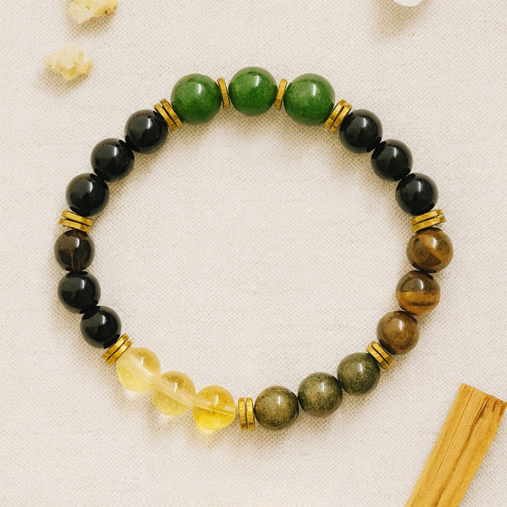 Earthlight Transmutation Circuit Bracelet | 21 Gemstones