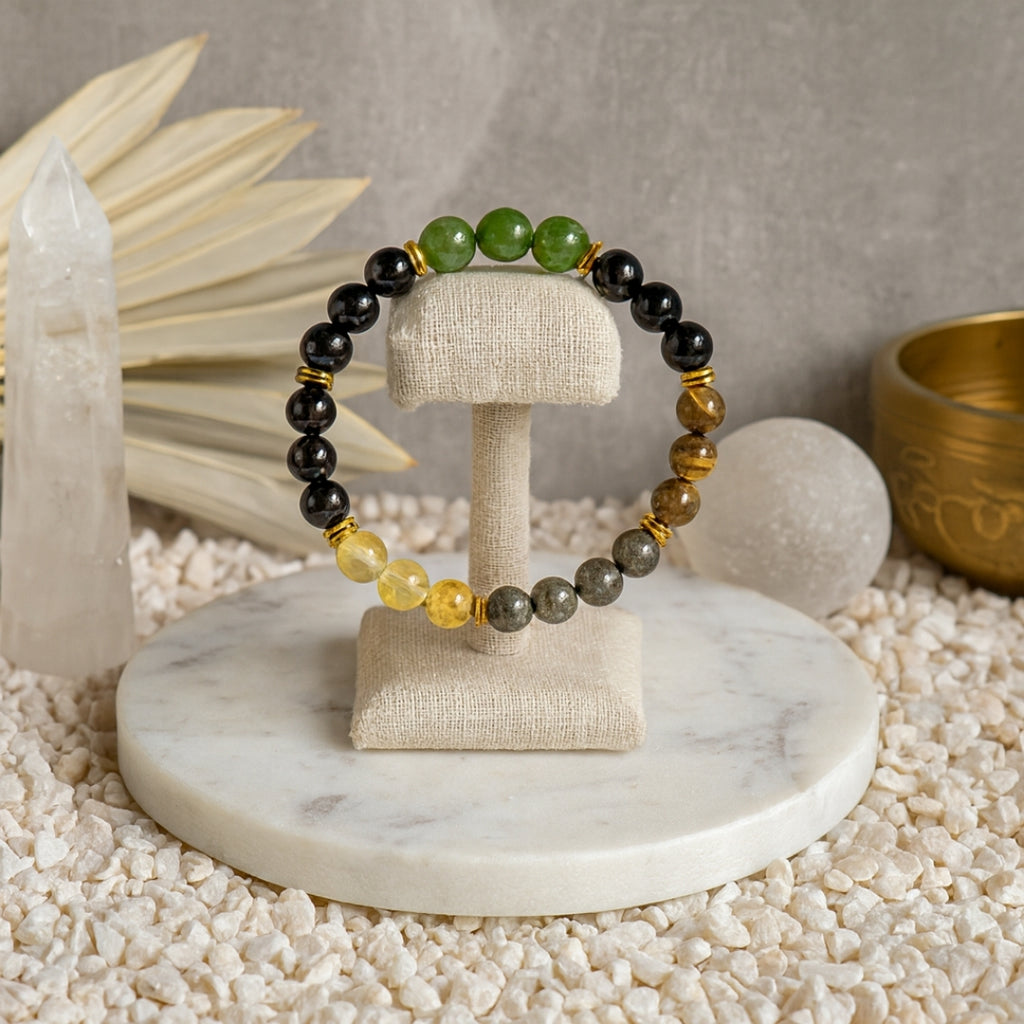 Earthlight Transmutation Circuit Bracelet | 21 Gemstones