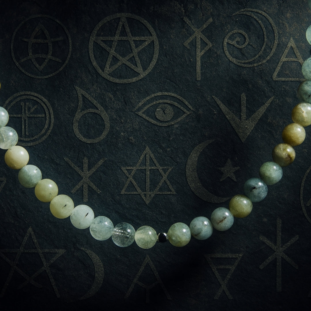 Aquamarine Heliodor Necklace 4 mm | Aurora Codex Collection | Solaris Mare