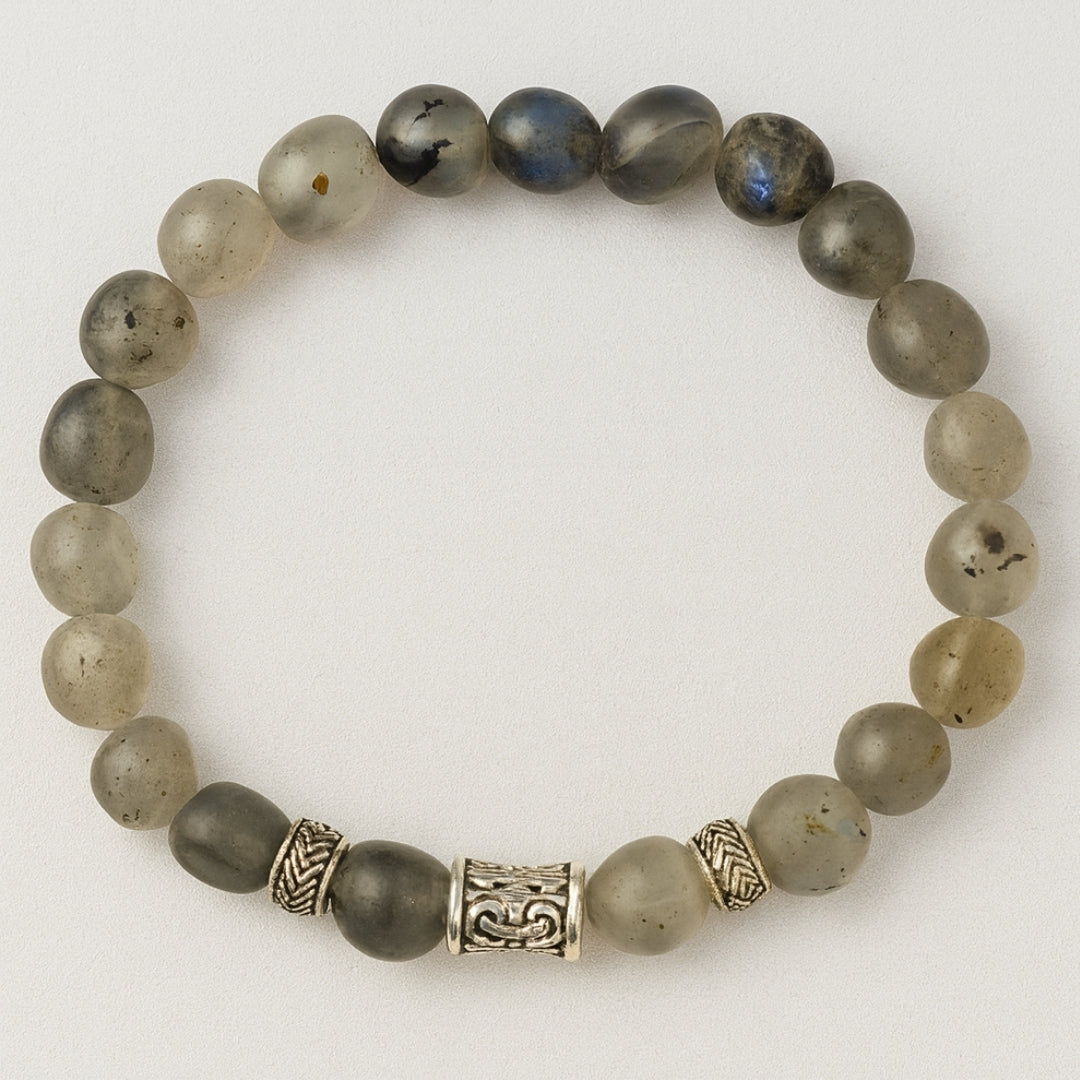 Labradorite Bracelet 8 mm | Gift for Her