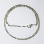 Labradorite Dainty Necklace 3mm Faceted Gemstone