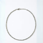 Labradorite Dainty Necklace 3mm Faceted Gemstone