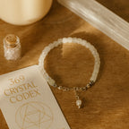 Moonstone Cube Bracelet Cube Cut 4–5 mm | 925 Silver |