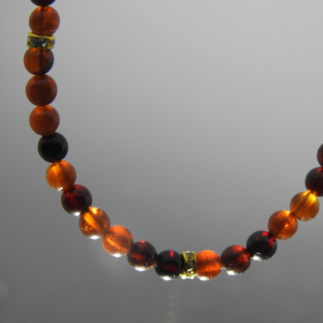 Garnet Necklace 4 mm | Crimson Heart Collection | Scarlet Seal Talisman