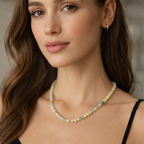 Aquamarine & Heliodor Necklace 4mm