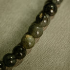 Prehnite Core Necklace – Natural Prehnite with Epidote Inclusions