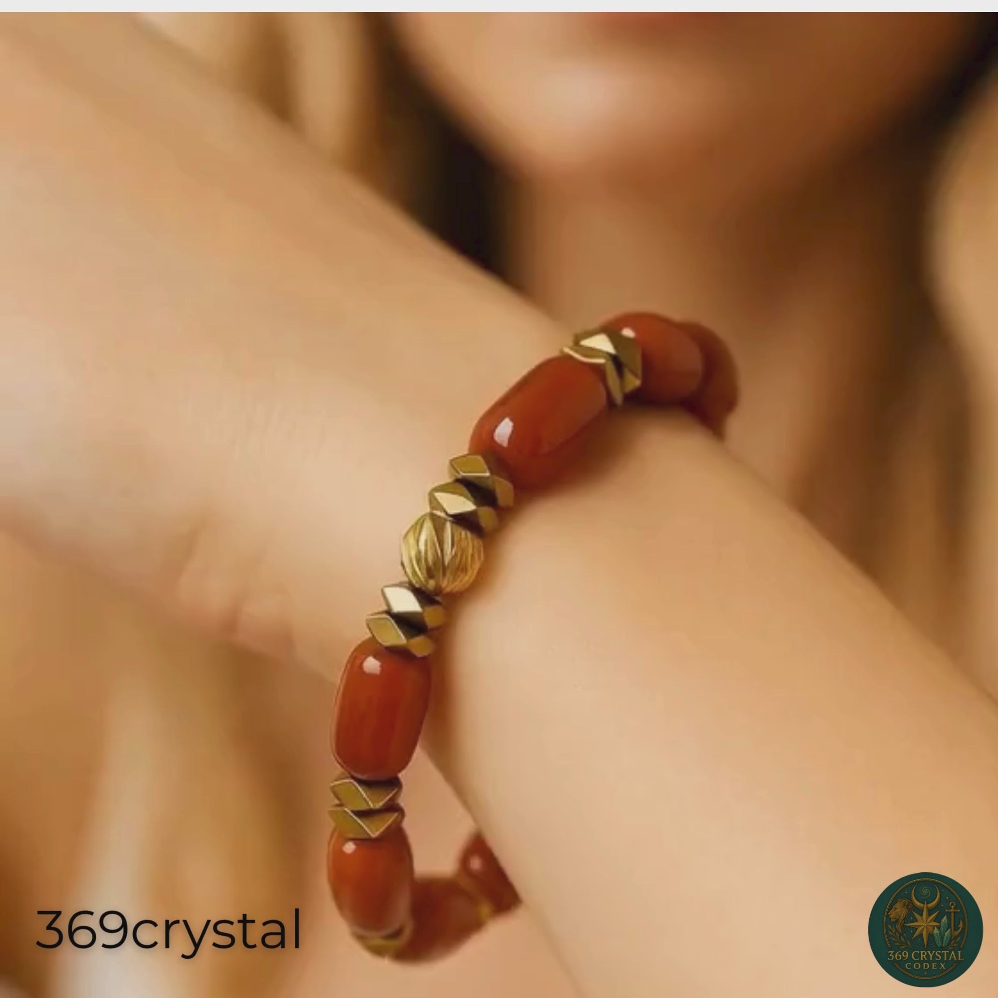 Fuel your ambition with this Real Carnelian Bracelet, expertly paired with faceted Gold Hematite to combine fiery motivation with grounding protection. Crafted from genuine Red Agate (Carnelian) beads, this Healing Crystal Bracelet acts as a powerful catalyst for the Sacral Chakra, helping you overcome procrastination and turn intention into action. The sparkling gold hematite adds a layer of shielding energy and modern luxury to this Carnelian Stone design. Perfect for daily wear or as a meaningful gift, t