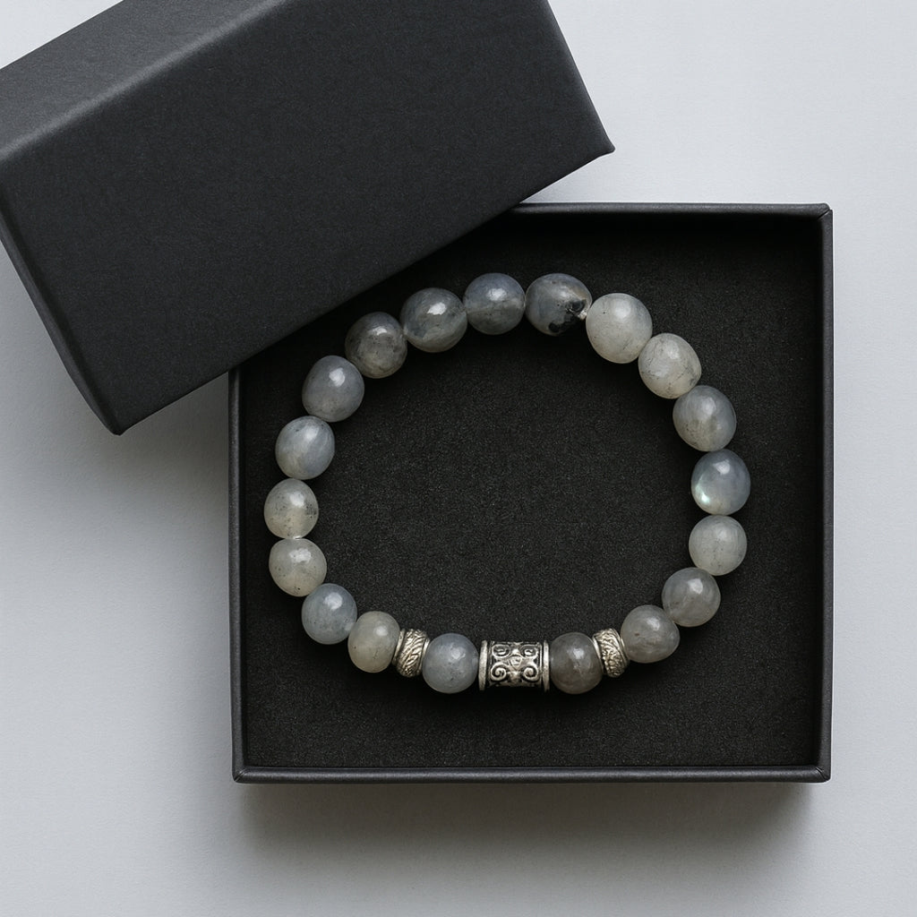 Labradorite Bracelet 8 mm | Gift for Her