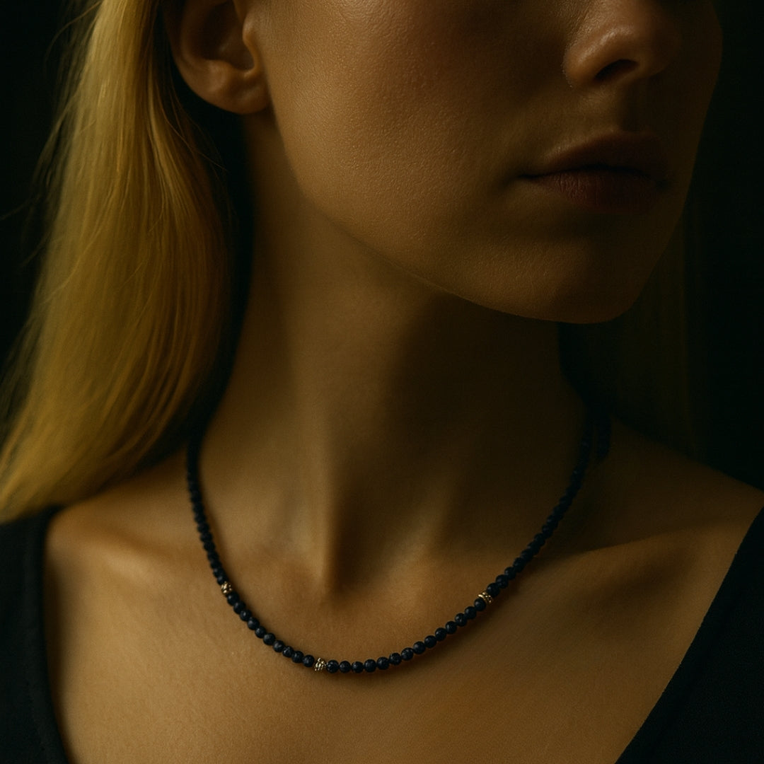 Sapphire Necklace 4 mm | Empyrean Crown Collection | Eternal Crown Talisman