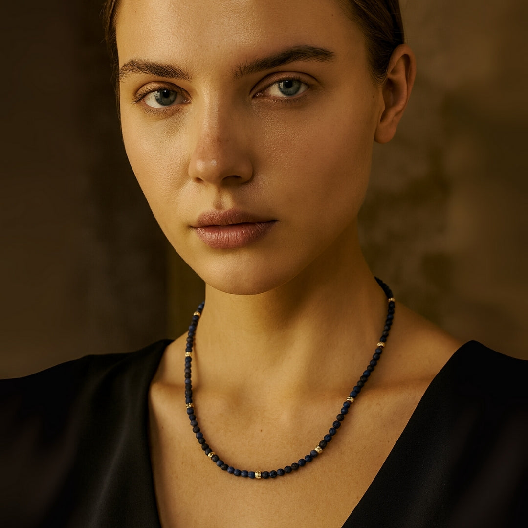 Sapphire Necklace 4 mm | Empyrean Crown Collection | Eternal Crown Talisman