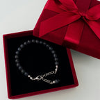 Sapphire Vision Bracelet 6mm Faceted Natural Sapphire 925 Silver