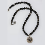 Silver Sheen Obsidian Talisman |