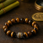 Tiger Eye Crystal Bracelet 10mm