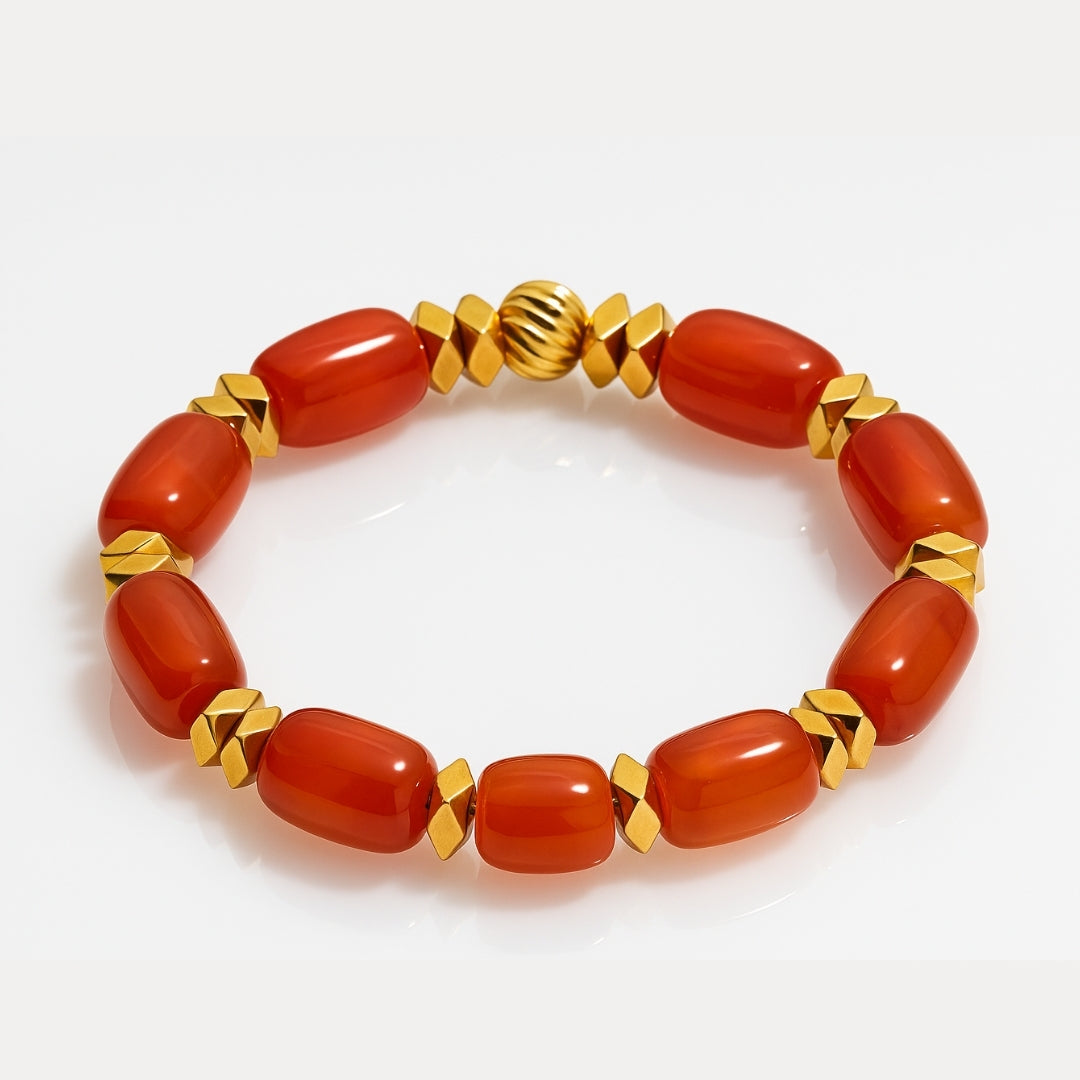 A powerful Talisman Jewelry piece. Give the Gemstone Gift for Her that symbolizes strength, passion, and good fortune. Ready to ship in a luxury box.