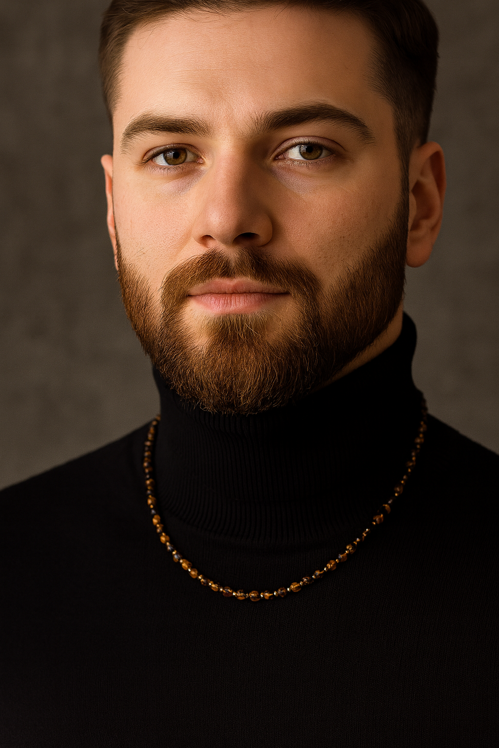 Tiger Eye Cube Necklace