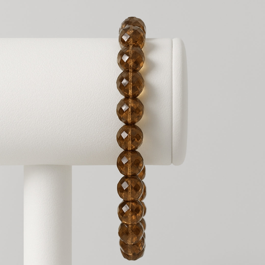 Zultanite Round Bracelet | 8 mm Faceted Zultanite with 925 Sterling Silver