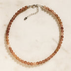 Strawberry Quartz Necklace | 925 Silver | New Beginnings Crystal | Rare Polygon Cut Gemstone