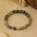 Labradorite Bracelet 8 mm | Intuition • Protection • Transformation • Shadow Work