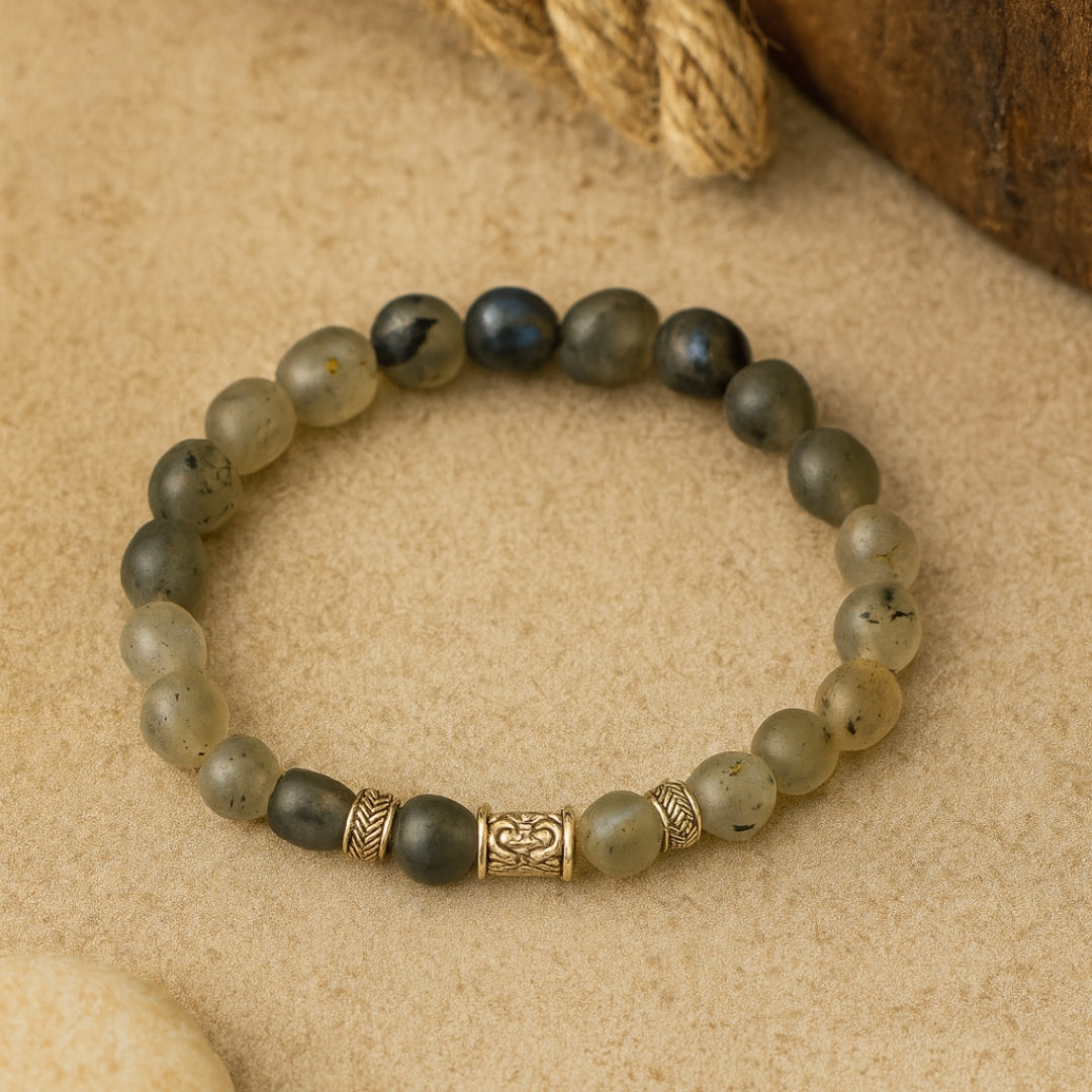 Labradorite Bracelet 8 mm | Gift for Her