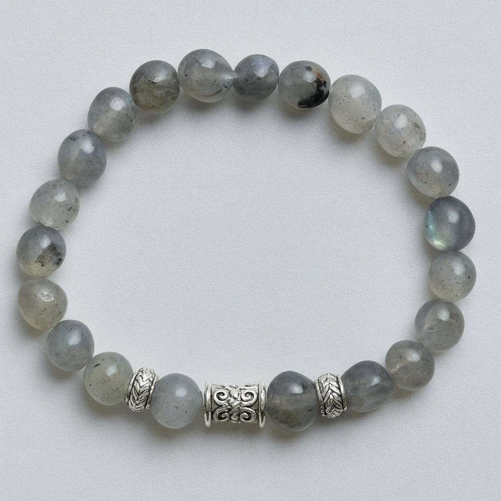 Labradorite Bracelet 8 mm | Gift for Her
