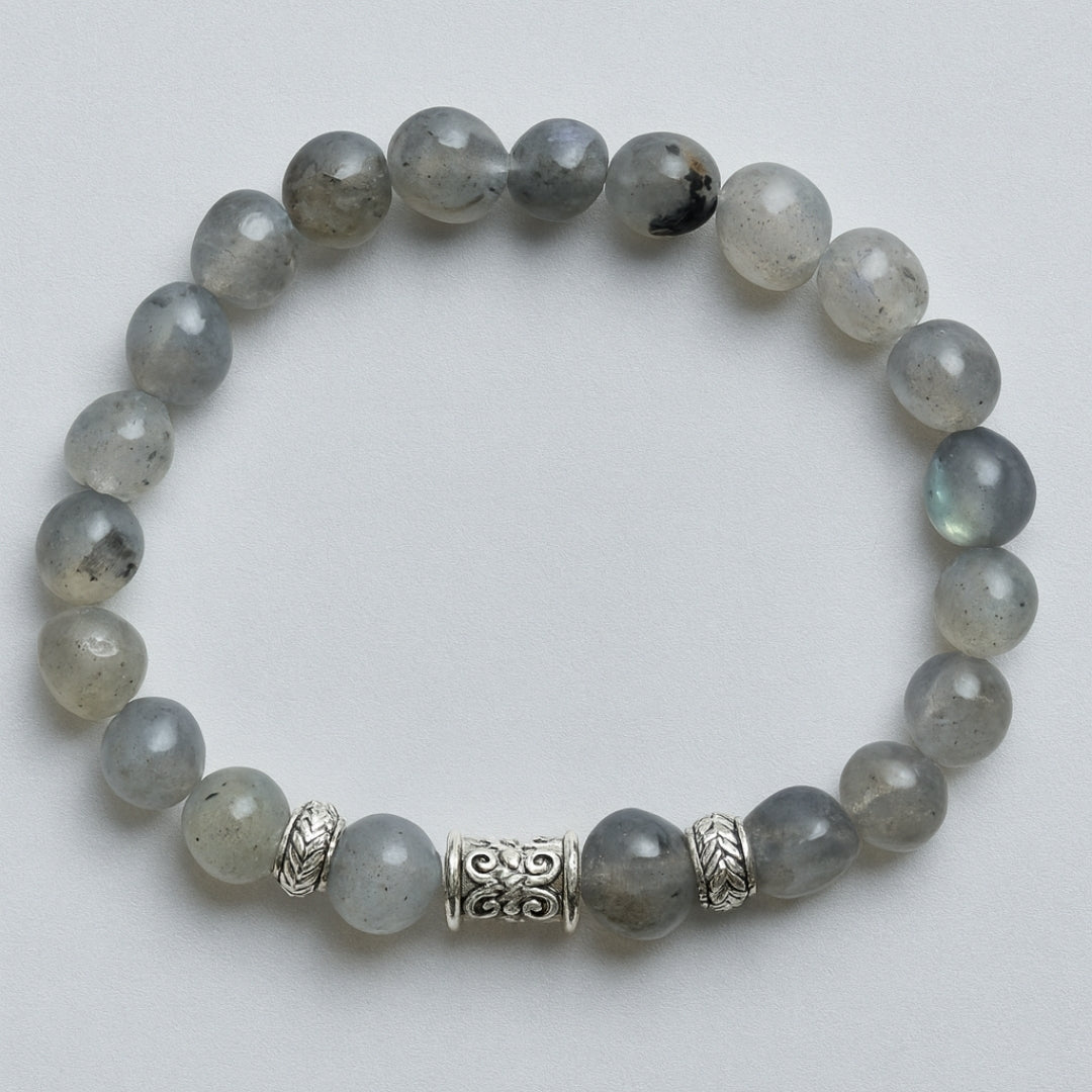 Labradorite Bracelet 8 mm | Gift for Her
